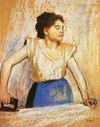 Edgar Degas Girl at Ironing Board oil on canvas